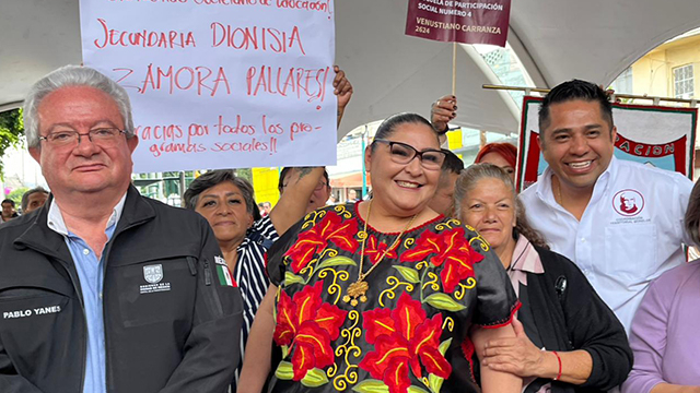 Asamblea informativa de los 100 días de Gobierno en la Ciudad de México en la colonia Valle Gómez