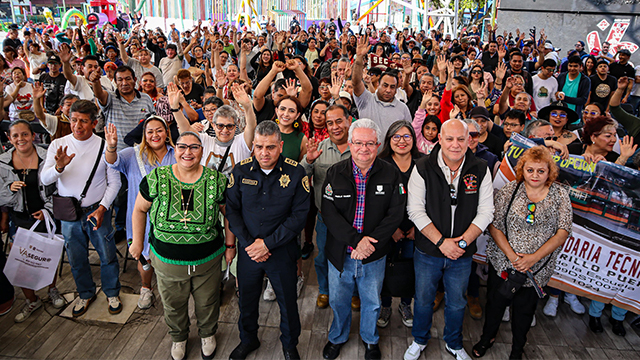 Asamblea informativa de los 100 días de Gobierno en la Ciudad de México en la Santa Juanita